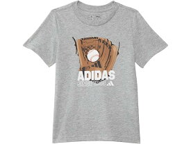 (取寄) アディダス キッズ ボーイズ Ss ベースボール グローブ ヘザー ティー(ビッグ キッド) adidas Kids boys adidas Kids SS Baseball Glove Heather Tee(Big Kid) Gray Heather