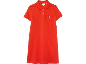 (取寄) ラコステ キッズ ガールズ ソリッド ポロ ドレス (リトル キッド/トドラー/ビッグ キッド) Lacoste Kids girls Lacoste Kids Solid Polo Dress (Little Kid/Toddler/Big Kid) Redcurrant Bush