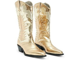 (取寄) オールセインツ レディース ディキシー メタリック ブーツ AllSaints women AllSaints Dixie Metallic Boots White/Gold