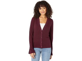 (取寄) ラメイド レディース エレナ スプリット スリーブ カーディガン LAmade women LAmade Elena Split Sleeve Cardigan Burgundy