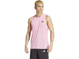 (取寄) アディダス メンズ エッセンシャル フィールレディ トレーニング スリーブレス T-シャツ adidas men adidas Essentials Feelready Training Sleeveless T-Shirt Bliss Pink/Black