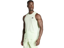 (取寄) アディダス メンズ エッセンシャル フィールレディ トレーニング スリーブレス T-シャツ adidas men adidas Essentials Feelready Training Sleeveless T-Shirt Semi Green Spark/Black
