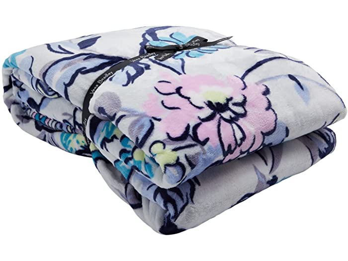 ブランケット 毛布 寝具 タオル ブランド  取寄  ヴェラ ブラッドリー フリース プラッシュ ブランケット フル クイーン Vera Bradley Fleece Plush Blanket Full Queen Fresh-Cut Floral