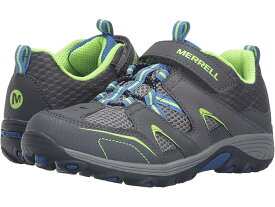 (取寄) メレル キッズ キッズ トレイル チェイサー (リトル キッド/ビッグ キッド) Merrell Kids kids Trail Chaser (Little Kid/Big Kid) Grey/Blue/Citron Suede/Mesh