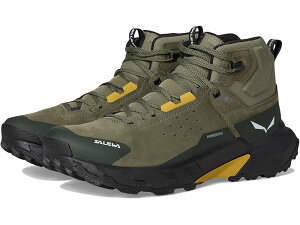 (���) �T���� �����Y �y�h���b�N 2 ���U�[ �~�b�h PTX SALEWA men Pedroc 2 Leather Mid Ptx Faded Green/Dark Olive