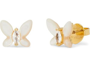 (���) �P�C�g�X�y�[�h ���f�B�[�X �\�[�V���� �o�^�t���C �~�j �X�^�b�Y Kate Spade New York women Social Butterfly Mini Studs White Multi