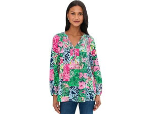 (���) �����[ �s�����b�c�@�[ ���f�B�[�X �G���U �g�b�v Lilly Pulitzer women Elsa Top Multi Party Punch Patch