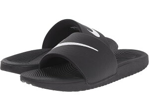(���) �i�C�L �L�b�Y �{�[�C�Y �J�� �X���C�h (���g�� �L�b�h/�r�b�O �L�b�h) Nike Kids boys Kawa Slide (Little Kid/Big Kid) Black/White