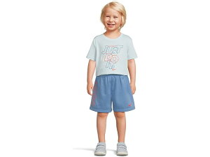 (���) �i�C�L �L�b�Y �{�[�C�Y ���Y�� �h���C-�t�B�b�g ���b�V�� �V���[�g �Z�b�g (�g�h���[) Nike Kids boys Rhythm Dri-fit Mesh Short Set (Toddler) Blue Beyond