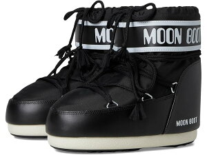 (���) ���[���u�[�c ���f�B�[�X �A�C�R�� ���E �i�C���� MOON BOOT women Icon Low Nylon Black