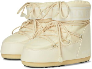 (���) ���[���u�[�c ���f�B�[�X �A�C�R�� ���E �i�C���� MOON BOOT women Icon Low Nylon Beige