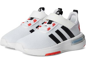 (���) �A�f�B�_�X �L�b�Y �{�[�C�Y ���[�U�[ TR23 �G�� (���g�� �L�b�h/�r�b�O �L�b�h) adidas Kids boys Racer TR23 EL (Little Kid/Big Kid) Footwear White/Core Black/Bright Red