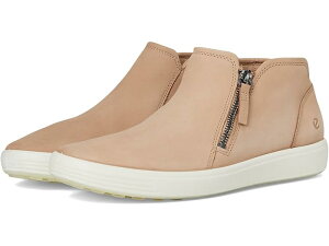 (���) �G�R�[ ���f�B�[�X �\�t�g 7 ���E �J�b�g �W�b�v �u�[�e�B ECCO women Soft 7 Low Cut Zip Bootie Nude Nubuck