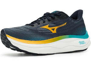 (���) �~�Y�m �����Y �E�F�[�u �X�J�C 9 Mizuno men Wave Sky 9 Baritone Blue/Citrus