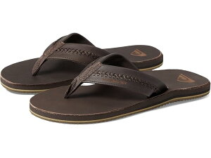 (���) �N�C�b�N�V���o�[ �����Y �J�[�o�[ �i�`������ �� Quiksilver men Carver Natural II Brown 1