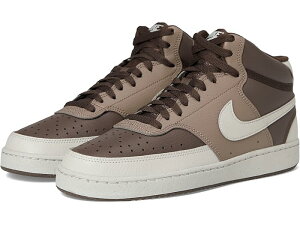 (���) �i�C�L �����Y �R�[�g �r�W���� �~�b�h �l�N�X�g �l�C�`���[ Nike men Court Vision Mid Next Nature Baroque Brown/Light Bone/Mink Brown