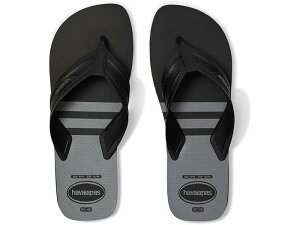 (���) �n���C�A�i�X �����Y �V�e�B �x�[�V�b�N �T���_�� Havaianas men City Basic Sandals Black/Black/Steel Grey