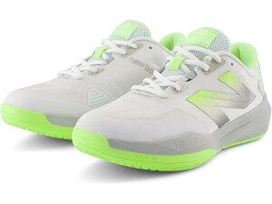 (���) �j���[�o�����X ���f�B�[�X �t���[�G���Z�� 796V4 �e�j�X �V���[�Y New Balance women FuelCell 796V4 Tennis Shoes White/Bleached Lime Glo