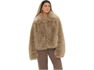 (���) �V���E �~�[ ���A ���[���[ ���f�B�[�X �p�[�N �V�e�B �W���P�b�g Show Me Your Mumu women Park City Jacket Cedar Brown Faux Fur