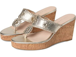 (���) �W���b�N ���W���[�X ���f�B�[�X �W���b�N�X �n�C �E�F�b�W Jack Rogers women Jacks High Wedge Platinum