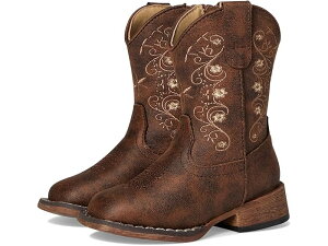 (���) ���[�p�[ �L�b�Y �K�[���Y �x�C���[ (�g�h���[) Roper Kids girls Bailey (Toddler) Vintage Brown Faux Leather Upper