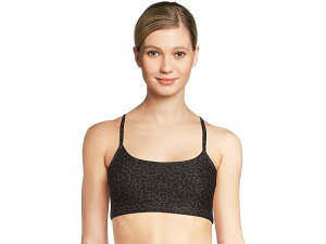 (���) �r�����h���K ���f�B�[�X �\�t�g�}�[�N �X���� ���C�T�[�o�b�N �u�� Beyond Yoga women Softmark Slim Racerback Bra Espresso Leopard