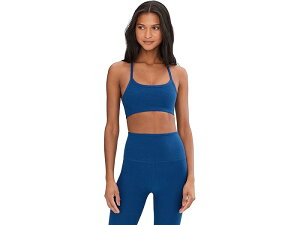 (���) �r�����h���K ���f�B�[�X �X�y�[�X�_�C �X���� ���C�T�[�o�b�N �~�f�B�A�� �T�|�[�g �u�� Beyond Yoga women Spacedye Slim Racerback Medium Support Bra Marine Blue Heather