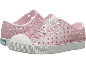 (取寄) ネイティブシューズ キッズ ガールズ ジェファーソン ブリング グリッター (トドラー/リトル キッズ) Native Shoes Kids girls Jefferson Bling Glitter (Toddler/Little Kid) Milk Pink Bling/Shell White