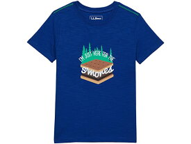 (取寄) エルエルビーン キッズ グラフィック Tシャツ グロウ イン ザ ダーク L.L.Bean kids L.L.Bean Graphic Tee Glow in the Dark (Big Kids) Indigo Ink S'Mores