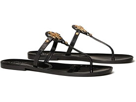 (取寄) トリーバーチ ミニ ミラー ゼリー トング サンダル Tory Burch Tory Burch Mini Miller Jelly Thong Sandal Black 1