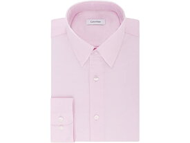 (取寄) カルバンクライン メンズ メンズ ドレス シャツ レギュラー フィット ノン アイロン ストレッチ ソリッド Calvin Klein men Calvin Klein Men's Dress Shirt Regular Fit Non Iron Stretch Solid Pink