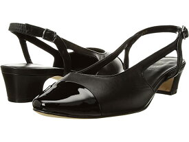 (取寄) ヴァネリ レディース アリズ Vaneli women Aliz Black Nappa/Black Patent