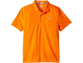 (取寄) プーマ ゴルフウェア キッズ ボーイズ エッセンシャル ポロシャツ (ビッグ キッズ) PUMA Golf Kids boys PUMA Golf Kids Essential Polo (Big Kids) Vibrant Orange