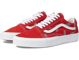 (取寄) バンズ スニーカー オールドスクール 大きいサイズ Vans Old Skool 大きいサイズ Vans Misprint Red/White