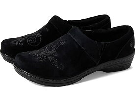 (取寄) クロッグ スフットウェア レディース ミッション Klogs Footwear women Klogs Footwear Mission Black Suede Embroidery