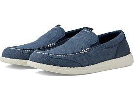 (取寄) ナン ブッシュ メンズ ブリュースキー キャンバス モカシン トゥ ヴェニーシャン スリップ-オン Nunn Bush men Nunn Bush Brewski Canvas Moccasin Toe Venetian Slip-On Navy Multi