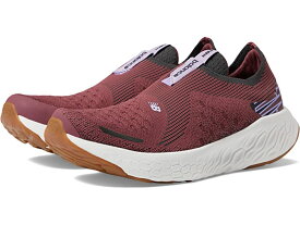 (取寄) ニューバランス スニーカー レディース フレッシュ フォーム X 1080 アンレースド 大きいサイズ New Balance Women Fresh Foam X 1080 Unlaced Washed Burgundy/Blacktop