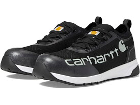 (取寄) カーハート メンズ フォース 3 エー ナノ トゥ ワーク シューズ Carhartt men Carhartt Force 3" EH Nano Toe Work Shoe Black Textile/White