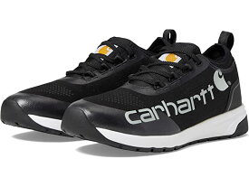 (取寄) カーハート メンズ フォース 3 SD ソフト トゥ ワーク シューズ Carhartt men Carhartt Force 3" SD Soft Toe Work Shoe Black Textile/White