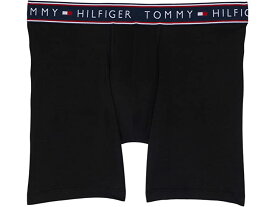 (取寄) トミーヒルフィガー メンズ コットン ストレッチ ボクサー ブリーフ 3-パック Tommy Hilfiger men Tommy Hilfiger Cotton Stretch Boxer Brief 3-Pack Black