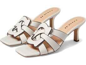 (取寄) コーチ シューズ レディース ティリー レザーサンダル ミュール パンプス ブランド COACH women Tillie Leather Sandal Chalk