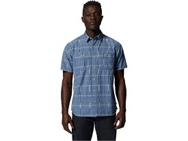 (取寄) マウンテンハードウェア メンズ グローブ ハイド アウト ショート スリーブ シャツ Mountain Hardwear men Mountain Hardwear Grove Hide Out Short Sleeve Shirt Light Zinc Windowpane Ikat