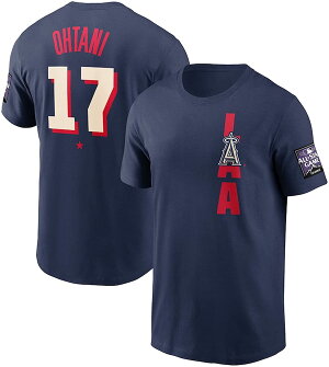 NIKE大谷翔平エンゼルスMLB2021オールスターゲーム初出場レプリカTシャツ背番号&名前入りN199-44B-EBD-AAB