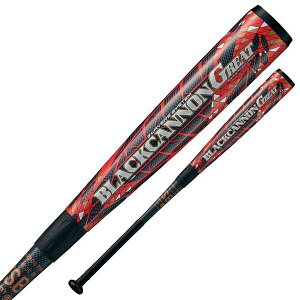 【ゼット】野球 一般軟式FRP製バット ブラックキャノンGREAT 84cm●BCT35074-1964
