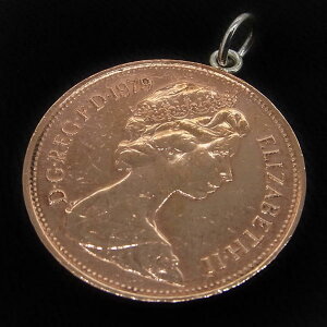 �R�C�� �l�b�N���X �y���_���g�g�b�v �R�C�� �o�[�X�C���[�R�C�� �C�M���X2PENCE 1990�N�` ���[���h �R�C�� �y���_���g�g�b�v �R�C���g�b�v �o�[�X�C���[ �a���N �a���� �������� �V���v�� 2 ��