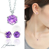 楽天市場】アメジスト ピアス（ネックレス・ペンダント｜レディース 
