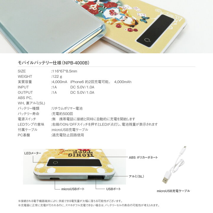 楽天市場 モバイルバッテリー 極薄 軽量 Iphone6 Plus Iphone6s Android スマホ 充電器 スマートフォン モバイル バッテリー 携帯充電器 充電 デビルロボッツ トーフ親子 キタイシンイチロウ Bt 034 Jiangプラス