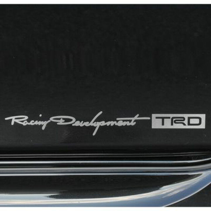 楽天市場 Trd ティーアールディー ステッカー 小 シルバー ｔｒｄ カーステッカー ステッカー ロゴステッカー ロゴ シール エンブレム ドレスアップ カー用品 アクセサリー ヘアライン仕様 車 装飾 おしゃれ 車用ステッカー スポーツサービスジム楽天市場店