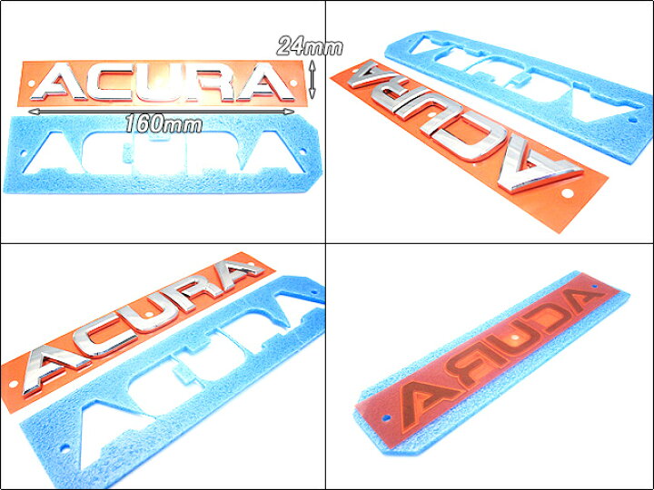 楽天市場】□レジェンドKB1□アキュラRL純正USエンブレム-リアACURA 