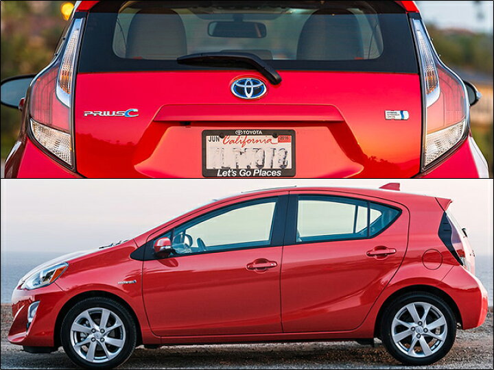 楽天市場】□アクアNHP10中期□トヨタPRIUS-C純正USテールライト左右 